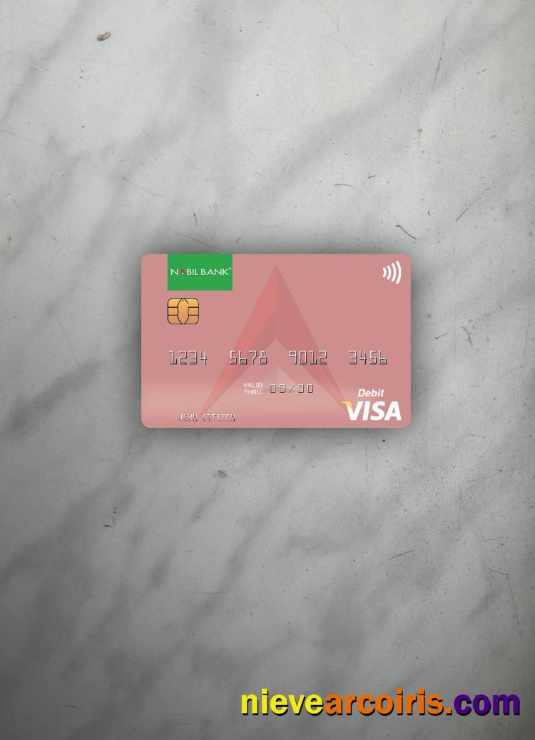 Nepal Nabil Bank visa debit card photolook